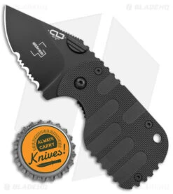 Boker Plus Subcom 2.0 Frame Lock Knife Black FRN (1.9" Black) 01BO526 -Boker Boker Plus Subcom 2.0 FL Black FRN Black BHQ 139162 jr bottlecap
