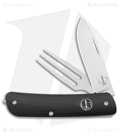 Boker Plus Tech Tool Fork Pocket Knife Black G-10 (2.76" Polish) 01BO817 1 Boker Plus Tech Tool Fork Pocket Knife Black G-10 (2.76" Polish) 01BO817