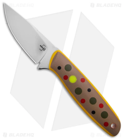 Boker Plus The Brook Brown Trout Fixed Blade Knife Brown G-10 (2.8" Satin) 1 Boker Plus The Brook Brown Trout Fixed Blade Knife Brown G-10 (2.8" Satin)