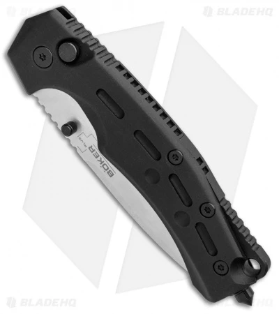 Boker Plus Thunder Storm Plunge Lock Knife Aluminum (3.6" Satin) 01BO790 2 Boker Plus Thunder Storm Plunge Lock Knife Aluminum (3.6" Satin) 01BO790 - Image 2