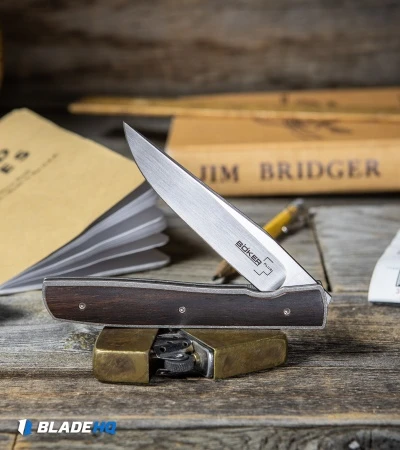 Boker Plus Urban Trapper Knife Cocobolo (3.5" Satin) 01BO734 Brad Zinker 5 Boker Plus Urban Trapper Knife Cocobolo (3.5" Satin) 01BO734 Brad Zinker - Image 5