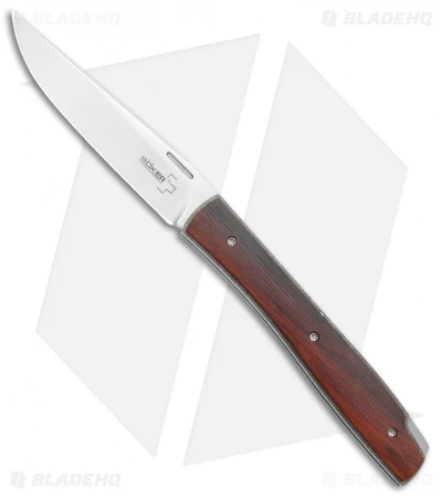 Boker Plus Urban Trapper Lockback Knife Cocobolo Wood (3.5" Satin) 01BO787 1 Boker Plus Urban Trapper Lockback Knife Cocobolo Wood (3.5" Satin) 01BO787