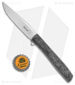 Boker Plus Zinker Urban Trapper Knife Marbled Carbon Fiber (3.5" Satin) 01BO726 -Boker Boker Plus Urban Trapper Marbled CF 01BO726 BHQ 68521 jr bottlecap