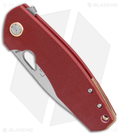 Boker Plus Voxnaes Little Friend Liner Lock Knife Burgundy G-10 (3" Satin S35VN) 2 Boker Plus Voxnaes Little Friend Liner Lock Knife Burgundy G-10 (3" Satin S35VN) - Image 2