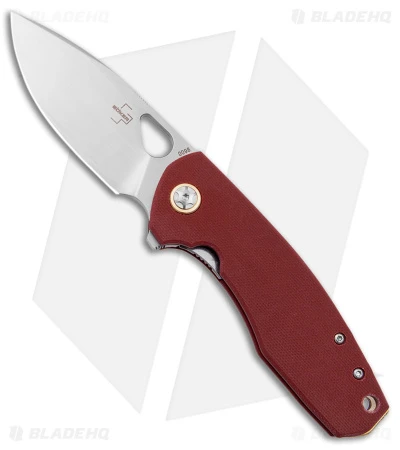 Boker Plus Voxnaes Little Friend Liner Lock Knife Burgundy G-10 (3" Satin S35VN) 1 Boker Plus Voxnaes Little Friend Liner Lock Knife Burgundy G-10 (3" Satin S35VN)