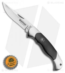 Boker Scout Lockback Pocket Knife Buffalo Horn (3.1" Satin) 112007 -Boker Boker Scout Lockback Pocket Knife Buffalo Horn 3.125in Satin 112007 BHQ 40102 LS Bottlecap
