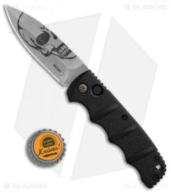 Boker Skull Kalashnikov Dagger Automatic Knife (3.25" Stonewash D2) -Boker Boker Skull Kalashnikov Dagger SW BHQ 75532 er bottlecap
