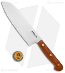 Boker Cottage-Craft 6.75" Santoku Kitchen Knife Plum Wood -Boker Boker Solingen Wasser Kraft Small Chefs Knife BHQ 113925 jr bottlecap