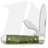 Boker Swell-End Jack Traditional Pocket Knife Green Curly Birch (2.6" Satin)