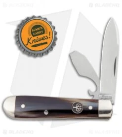 Boker Swell-End Jack Traditional Pocket Knife Synthetic Dark Horn (2.6" Satin) 7 Boker Swell-End Jack Traditional Pocket Knife Synthetic Dark Horn (2.6" Satin) -Boker Boker Swell End Jack Traditional Horn Satin 111916 BHQ 120608 jr bottlecap