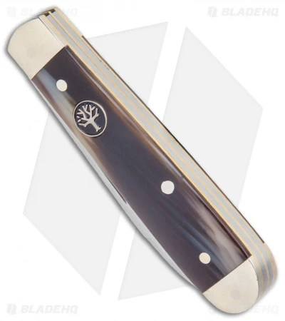 Boker Swell-End Jack Traditional Pocket Knife Synthetic Dark Horn (2.6" Satin) 2 Boker Swell-End Jack Traditional Pocket Knife Synthetic Dark Horn (2.6" Satin) - Image 2