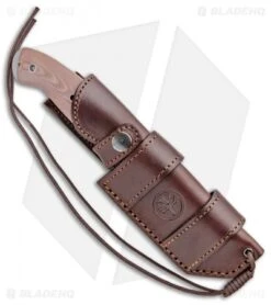 Boker T3 Fixed Blade Knife Brown Micarta (4.25" Satin) -Boker Boker T3 Fixed Brown Micarta Satin 120665 BHQ 100337 jr sheath