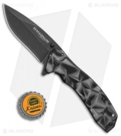 Boker Topographic Frame Lock Knife (3.2" Black Stonewash) 01MB636 -Boker Boker Topographic Stainless Steel SW BHQ 86590 er bottlecap
