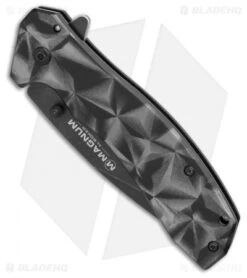 Boker Topographic Frame Lock Knife (3.2" Black Stonewash) 01MB636 -Boker Boker Topographic Stainless Steel SW BHQ 86590 er spine