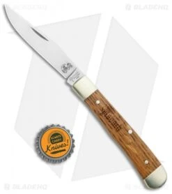 Boker Trapper Asbach Uralt Slip Joint Knife Oak Wood (3.3" Satin) 7 Boker Trapper Asbach Uralt Slip Joint Knife Oak Wood (3.3" Satin) -Boker Boker Trapper Asbach Uralt SJ Oak Wood Satin BHQ 137741 jr bottlecap