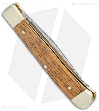 Boker Trapper Asbach Uralt Slip Joint Knife Oak Wood (3.3" Satin) 3 Boker Trapper Asbach Uralt Slip Joint Knife Oak Wood (3.3" Satin) - Image 3