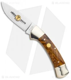 Boker 3000 150th Anniversary Edition Lockback Knife Curly Birch Wood (3.375")
