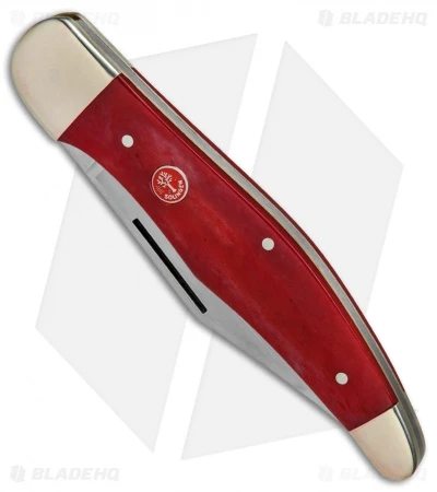 Boker Tree Brand L.E. Hunter Lockback Pocket Knife 5.25" Smooth Red Bone 3 Boker Tree Brand L.E. Hunter Lockback Pocket Knife 5.25" Smooth Red Bone - Image 3