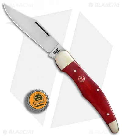Boker Tree Brand L.E. Hunter Lockback Pocket Knife 5.25" Smooth Red Bone 4 Boker Tree Brand L.E. Hunter Lockback Pocket Knife 5.25" Smooth Red Bone - Image 4