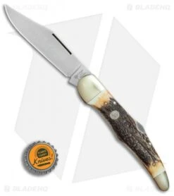 Boker Tree Brand L.E. Hunter Lockback Pocket Knife 5.25" Stag 111011HH -Boker Boker Tree Brand LE Hunter stag BHQ 78494 er bottlecap
