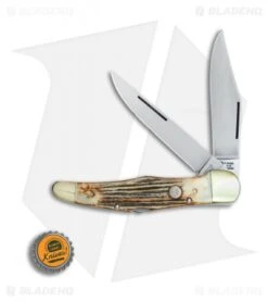 Boker Tree Brand L.E. Trapper Double Lockback Pocket Knife 5.25" Stag -Boker Boker Tree Brand LE Trapper double stag BHQ 78493 er bottlecap