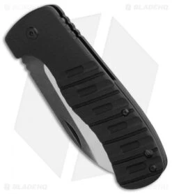 Boker Two Handed Fat Jack Liner Lock Knife Black G-10 (3.3" Two-Tone) 01RY843 -Boker Boker Two Handed Fat Jack Black G10 SW BHQ 86591 er spine