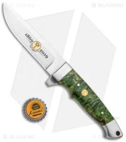 Boker Vollintegral 150th Anniversary Fixed Blade Knife Curly Birch (4.6" Satin) -Boker Boker Vollintegral 150th Anniversary Fixed Curly Birch Satin 126585 BHQ 94447 jr bottlecap