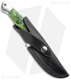 Boker Vollintegral 150th Anniversary Fixed Blade Knife Curly Birch (4.6" Satin) -Boker Boker Vollintegral 150th Anniversary Fixed Curly Birch Satin 126585 BHQ 94447 jr sheath