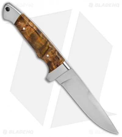 Boker Vollintegral 2.0 Fixed Blade Knife Curly Birch (4.6" Satin) 2 Boker Vollintegral 2.0 Fixed Blade Knife Curly Birch (4.6" Satin) - Image 2
