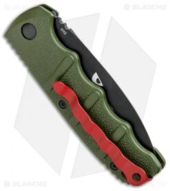 Boker Warhawk Kalashnikov Dagger Automatic Knife Green (3.25" Black D2) 12 Boker Warhawk Kalashnikov Dagger Automatic Knife Green (3.25" Black D2) -Boker Boker Warhawk Kalashnikov Dagger Auto Black 01KALS41NSOI BHQ 92862 jr side
