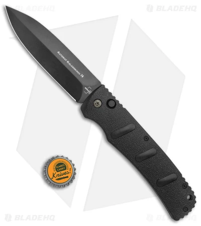 Boker XXL Kalashnikov Exclusive Dagger Automatic Knife (4.75" Black D2) 4 Boker XXL Kalashnikov Exclusive Dagger Automatic Knife (4.75" Black D2) - Image 4