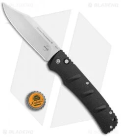 Boker XXL Kalashnikov Bowie Automatic Knife (4.75" Stonewash D2) -Boker Boker XXL Kalashnikov Bowie Auto SW BHQ 99625 jr bottlecap