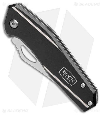 Buck Dealer Tin 247/246 2-for-1 Liner Lock Knife Black Aluminum (3," 2.8" Satin) 3 Buck Dealer Tin 247/246 2-for-1 Liner Lock Knife Black Aluminum (3," 2.8" Satin) - Image 3