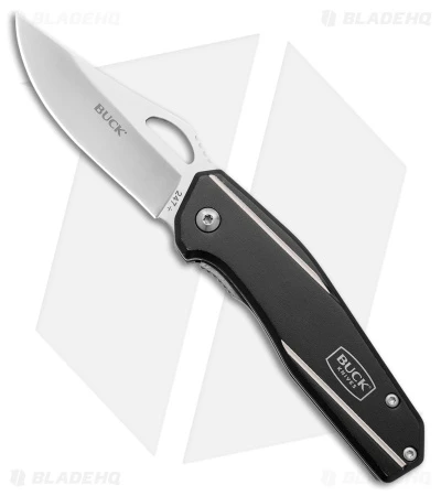 Buck Dealer Tin 247/246 2-for-1 Liner Lock Knife Black Aluminum (3," 2.8" Satin) 2 Buck Dealer Tin 247/246 2-for-1 Liner Lock Knife Black Aluminum (3," 2.8" Satin) - Image 2