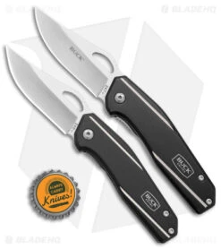 Buck Dealer Tin 247/246 2-for-1 Liner Lock Knife Black Aluminum (3," 2.8" Satin) 15 Buck Dealer Tin 247/246 2-for-1 Liner Lock Knife Black Aluminum (3," 2.8" Satin) -Boker Buck Dealer Tin 247 246 LL Kit BHQ 141778 jr bottlecap