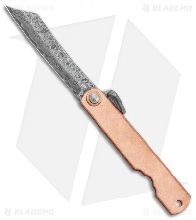 Boker Higonokami Bonsai Hikari Slip Joint Knife Copper (1.6" Damascus) 1 Boker Higonokami Bonsai Hikari Slip Joint Knife Copper (1.6" Damascus)