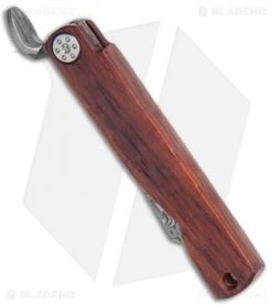 Boker -Boker Higonokami Bonsai Mokuzai Wood Damascus BHQ 126249 jr spine