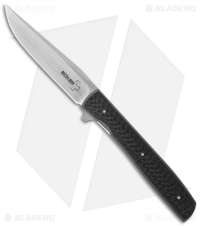 Boker Plus Urban Trapper Knife Carbon Fiber (3.5" Satin) 01BO733 Brad Zinker 1 Boker Plus Urban Trapper Knife Carbon Fiber (3.5" Satin) 01BO733 Brad Zinker
