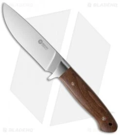 Boker Arbolito Trapper Fixed Blade Knife Guayacan Ebony (4.75" Satin) 02BA351G