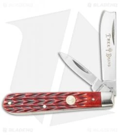 Boker Razor Jack Pocket Knife 3.125" Red Jigged Bone Handle 110744