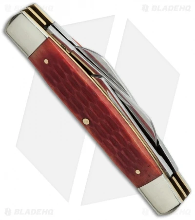 Boker Traditional Congress Knife 3.5" Jigged Red Bone 110745 2 Boker Traditional Congress Knife 3.5" Jigged Red Bone 110745 - Image 2