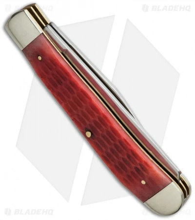 Boker Traditional Trapper Knife 4.125" Jigged Red Bone 110747 2 Boker Traditional Trapper Knife 4.125" Jigged Red Bone 110747 - Image 2
