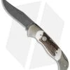 Boker Scout Lock Back Knife Stag Horn (3.125" Damascus) 112116DAM