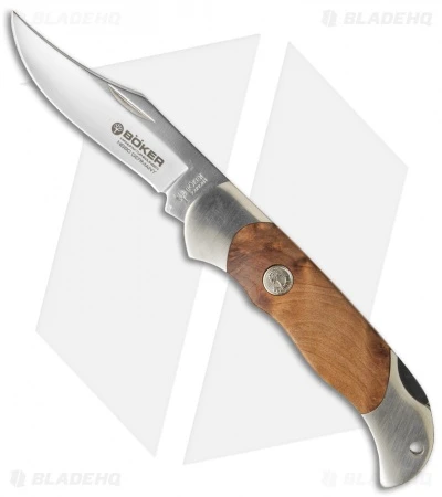 Boker Boy Scout Pocket Knife 3" Thuya Wood Handle 112402 1 Boker Boy Scout Pocket Knife 3" Thuya Wood Handle 112402