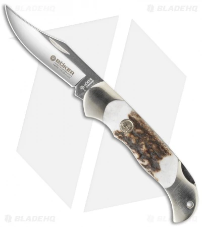 Boker Boy Scout Pocket Knife 3" Stag Handle 112403 1 Boker Boy Scout Pocket Knife 3" Stag Handle 112403