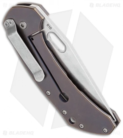 Boker Aurora Frame Lock Knife Titanium (3.25" Stonewash) 112629 2 Boker Aurora Frame Lock Knife Titanium (3.25" Stonewash) 112629 - Image 2
