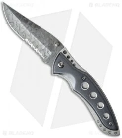 Boker Magnum Snowflake Damascus Liner Lock Knife (3" Satin) 01GL0623