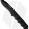 Boker Magnum Black Spear Point Liner Lock Knife (3.875" Black Serr) 01RY247