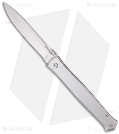 Boker Magnum Duo Satin Liner Lock Knife (3.875" Satin) 01RY465 1 Boker Magnum Duo Satin Liner Lock Knife (3.875" Satin) 01RY465