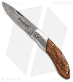 Boker Magnum Caveman Lockback Knife (3.25" Damascus) 01RY818DAM